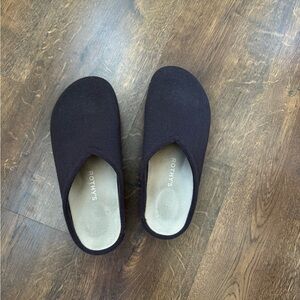 Rothy's Black Knit Slip-Ons